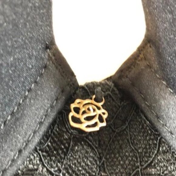 Skarlett Blue Navy Blue Lace Adjustable Bra 34B - Picture 4 of 6